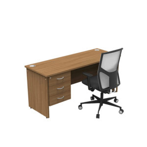 Colorado Compact Teachers Desk – 3 Drawers