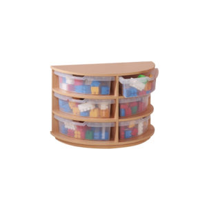 Quadrant Tub Storage – Semi-Circle Unit