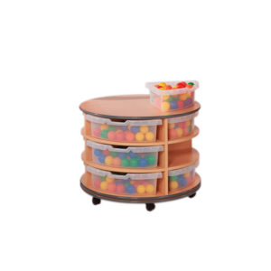 Quadrant Tub Storage – Mobile Revolving Unit