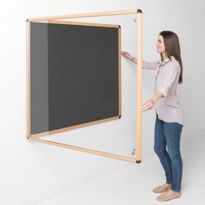 Premium Aluminium Frame Tamperproof Noticeboard