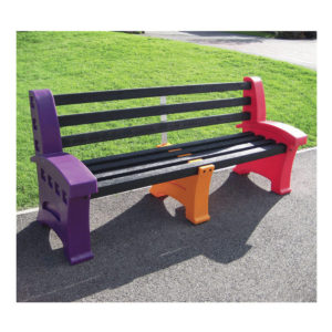 Multicoloured seat