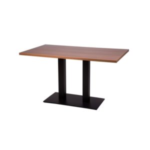 Barletta Black Cast Rectangular Dining Base