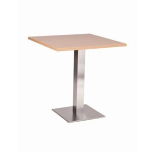 Barletta Stainless Steel Square Dining Base